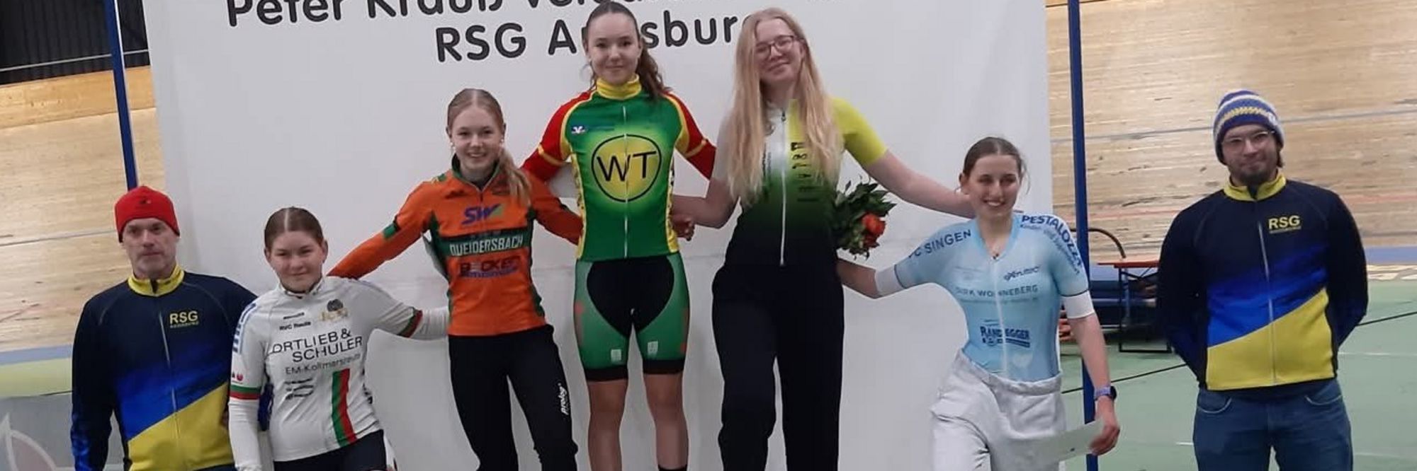 Jugend U17 vom Badischen Radsport Verband beim 1. Länder Vergleichskampf in Augsburg