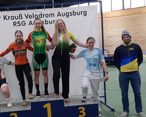 Jugend U17 vom Badischen Radsport Verband beim 1. Länder Vergleichskampf in Augsburg