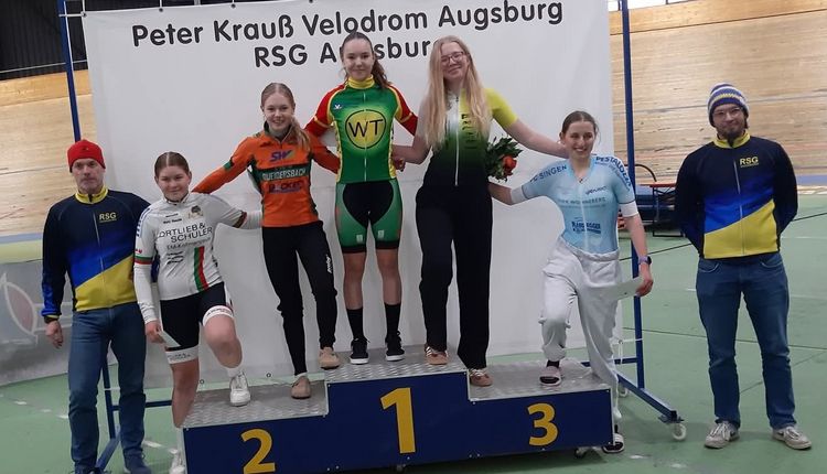 Jugend U17 vom Badischen Radsport Verband beim 1. Länder Vergleichskampf in Augsburg