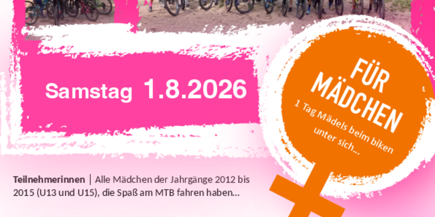 Die Sommerferien starten – und wir Mädels starten gemeinsam auf die Trails beim Mädchencamp 2026 