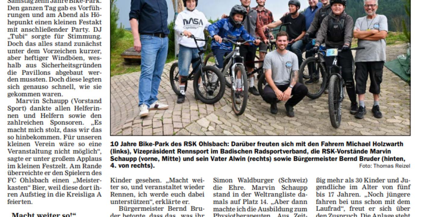 10 Jahre Bike-Park Ohlsbach
