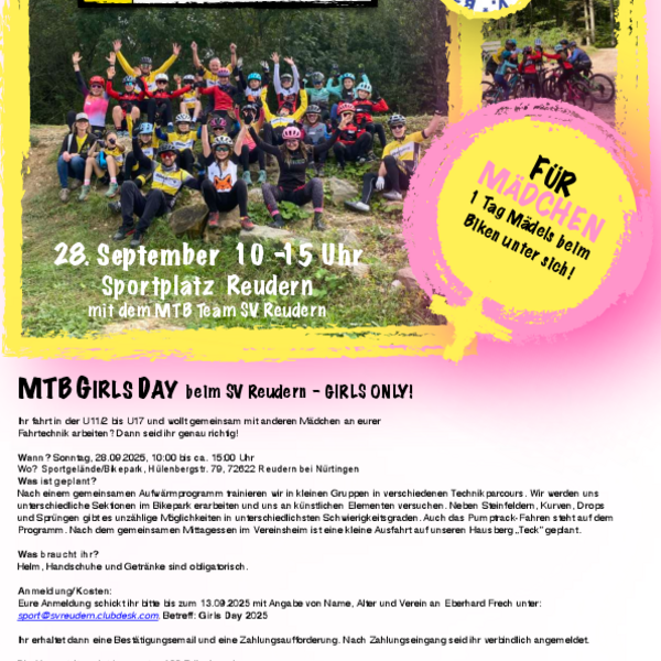 Mountainbike Girls Day