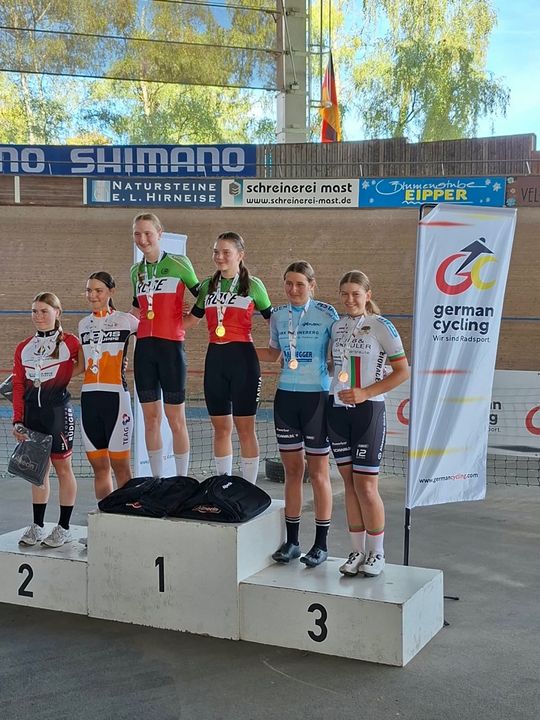 Siegerehrung Madison U17w