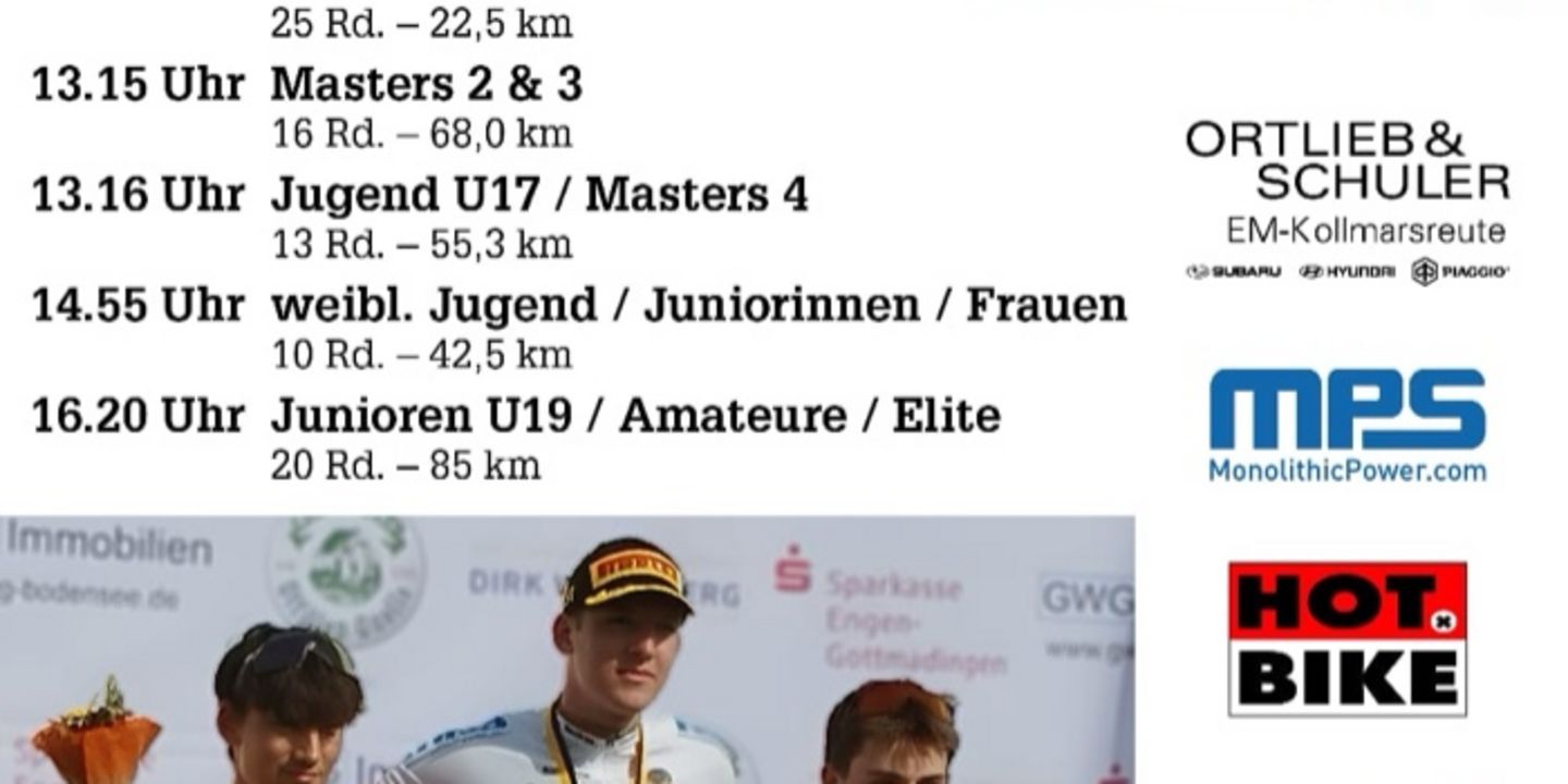 68. Radklassiker am 26.07.2026 in Reute