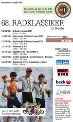 68. Radklassiker am 26.07.2026 in Reute