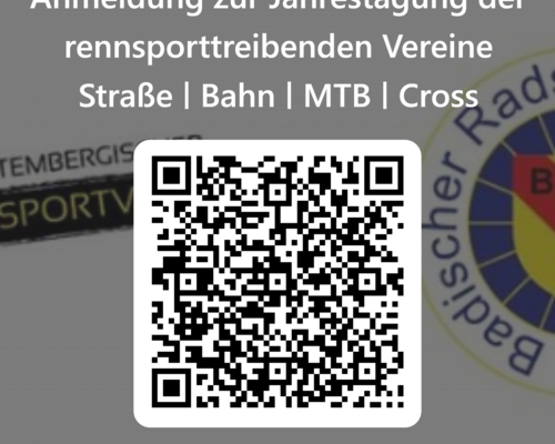 Einladung Terminsitzung rennsporttreibende Vereine  Straße / Bahn / MTB / Cross