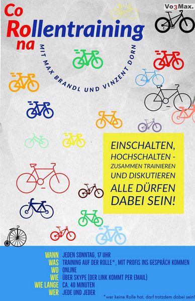 Rollentraining mit Vinzent Dorn und Max Brandl Badischer Radsport