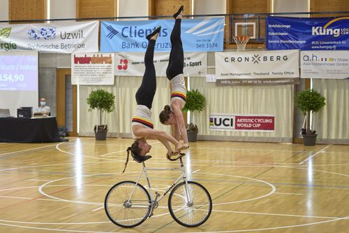 Kunstrad-Welt-Cup in der Schweiz- erster internationaler Wettkampf im Kunstradsport seit über einem Jahr