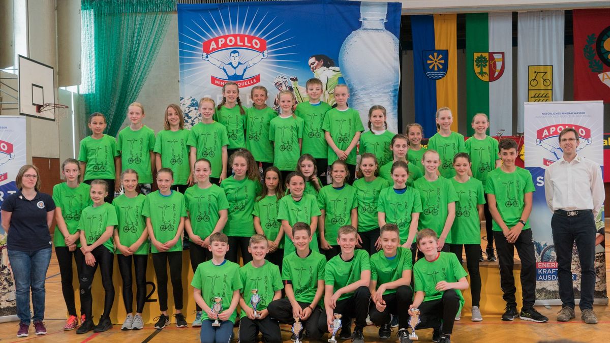 TeilnehmerInnen des BW-Cups 2018 der Altersklassen U11/U13 und U15