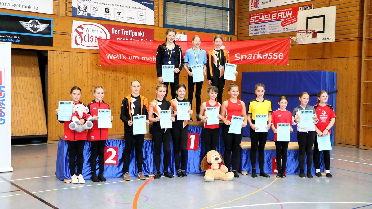 Siegerehrung Schülerinnen U13