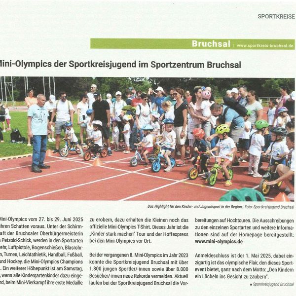 27.-29.06.2025 Mini Olympics in Bruchsal