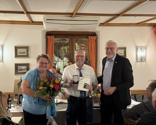 Christof Häringer mit Goldener Verdienstmedaille des BRV ausgezeichnet