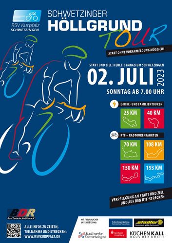 Schwetzinger Höllgrund-Tour am 2. Juli 2023