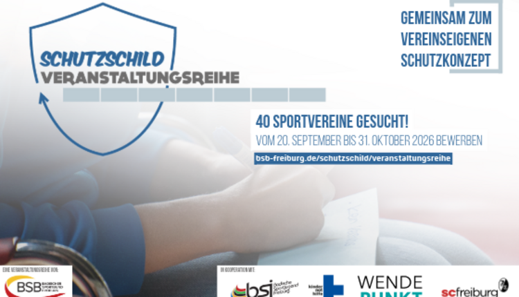 BSB Freiburg Veranstaltungsreihe "Schutzschild im und für den Sport"