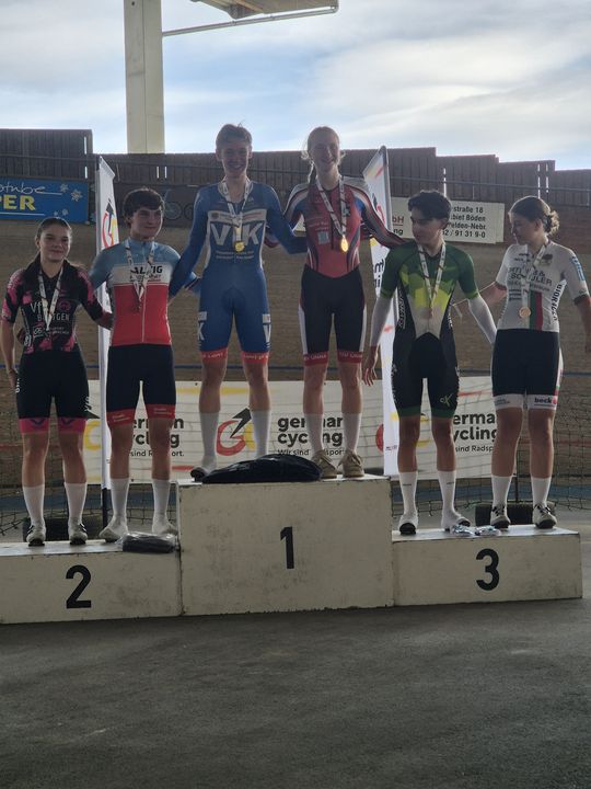 Siegerehrung U17m+w Omnium 