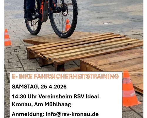 25.04.2026 E-Bike Fahrsicherheitstraining