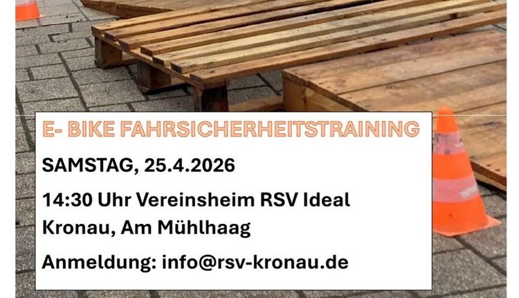 25.04.2026 E-Bike Fahrsicherheitstraining
